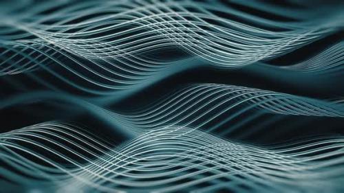 Videohive - Metal Wavy Strings - 47689247 - 47689247