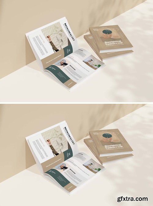 Book Mockup Simple Elegant 2JT8NME