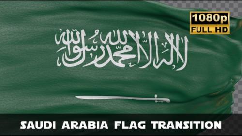 Videohive - Saudi Arabia Flag Transition - 47690105 - 47690105