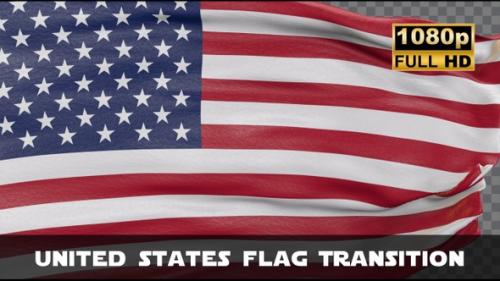 Videohive - United States Flag Transition - 47690106 - 47690106