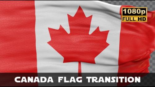 Videohive - Canada Flag Transition - 47690108 - 47690108