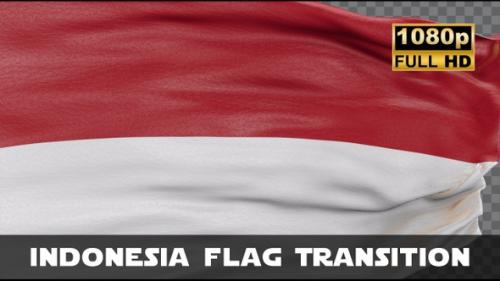 Videohive - Indonesia Flag Transition - 47690111 - 47690111