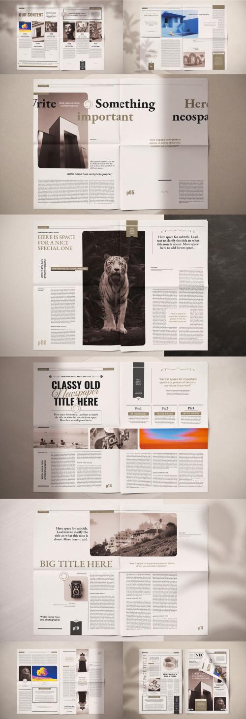 The Neospaper A3 Indesign Template 635938462