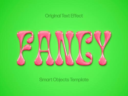 Bright Fancy Text Effect Mockup 636329040