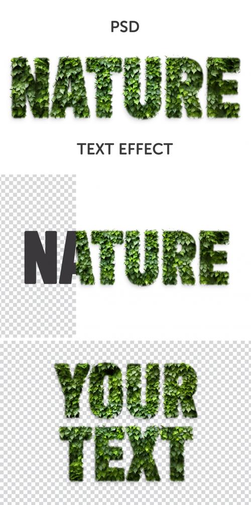 Nature text effect 635525665