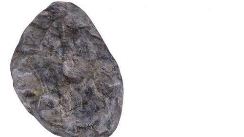 Videohive - Rock 3d object rotating loop - 47698818 - 47698818