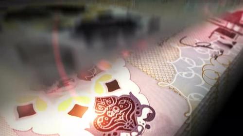 Videohive - Libya Dinar money counting seamless loop - 47700356 - 47700356