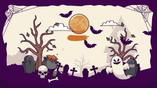 Videohive - Happy Halloween Landscape Background - 47700909 - 47700909