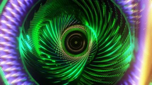 Videohive - Mesmerizing Disco Pattern VJ Loop Rhythmic Flashing in Neon Hues - 47701398 - 47701398