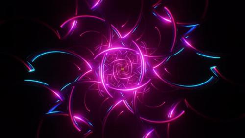 Videohive - Vibrant Neon Rhythm Rhythmic Flashing Disco Pattern in Seamless VJ Loop - 47701472 - 47701472