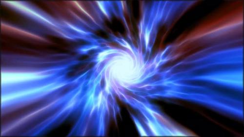 Videohive - Blue hypertunnel spinning speed space tunnel - 47702825 - 47702825