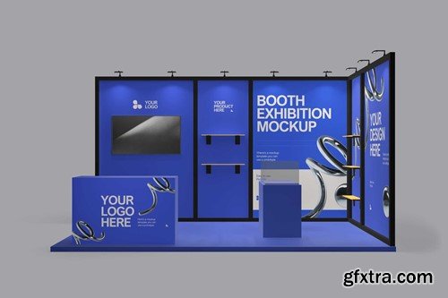 Booth Exhibition Mock Up QF2PEWS