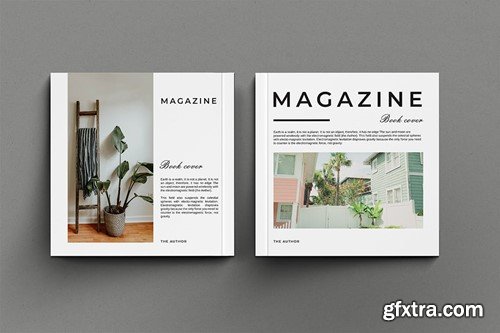 Square Magazine Mockup Z88JWBP