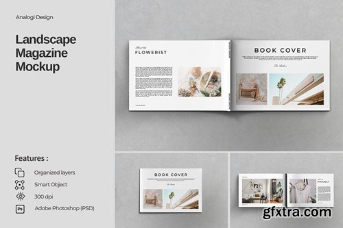 Landscape Magazine Mockup LVHA7MQ