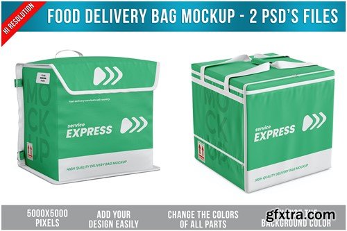 Food Delivery Bag Mockup A9UDT8C