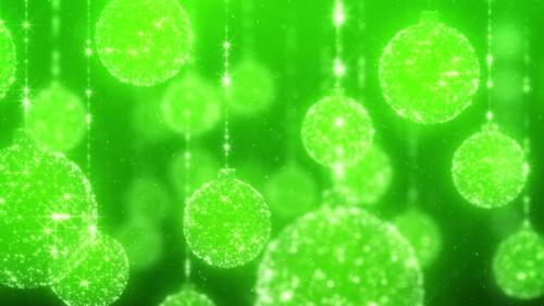 Videohive - Looping Christmas Ornaments Background - 47703708 - 47703708