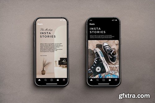 Instagram Reels Pack Mockup W6YZGJS