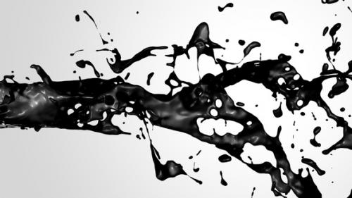 Videohive - Black Ink Splash V3 - 47704457 - 47704457