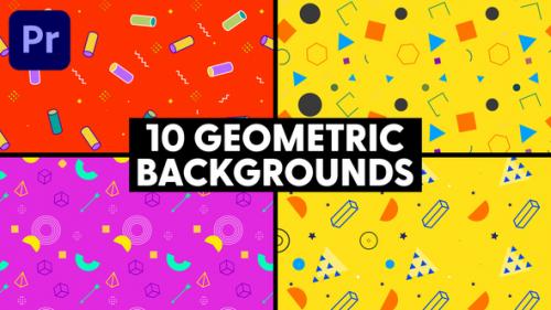 Videohive - Geometric Backgrounds - 47782477 - 47782477