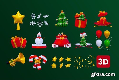 Christmas 3D Icon TBED668