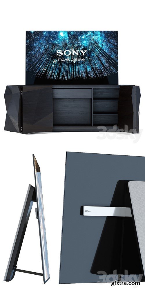 Sony BRAVIA and CRASH SIDEBOARD