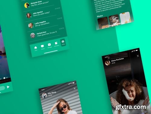 Sosio - Social Application Mobile UI Kit Ui8.net