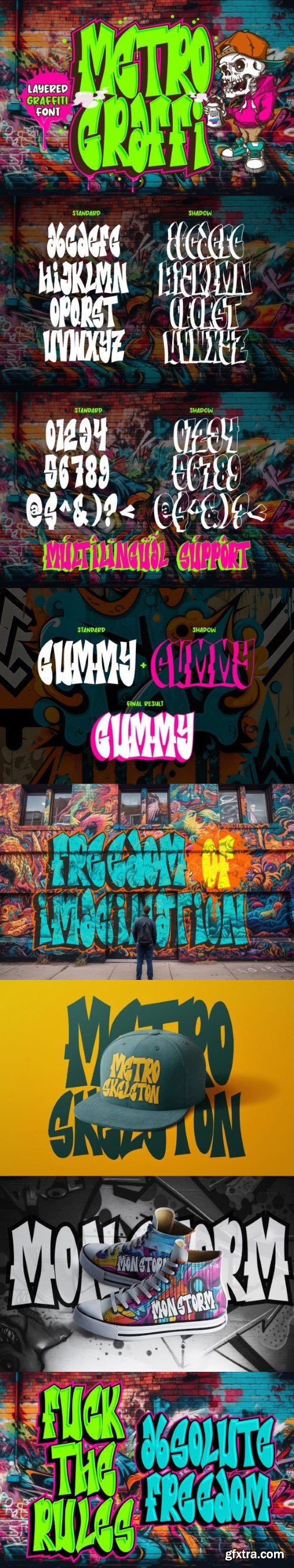 Metro Graffi Font