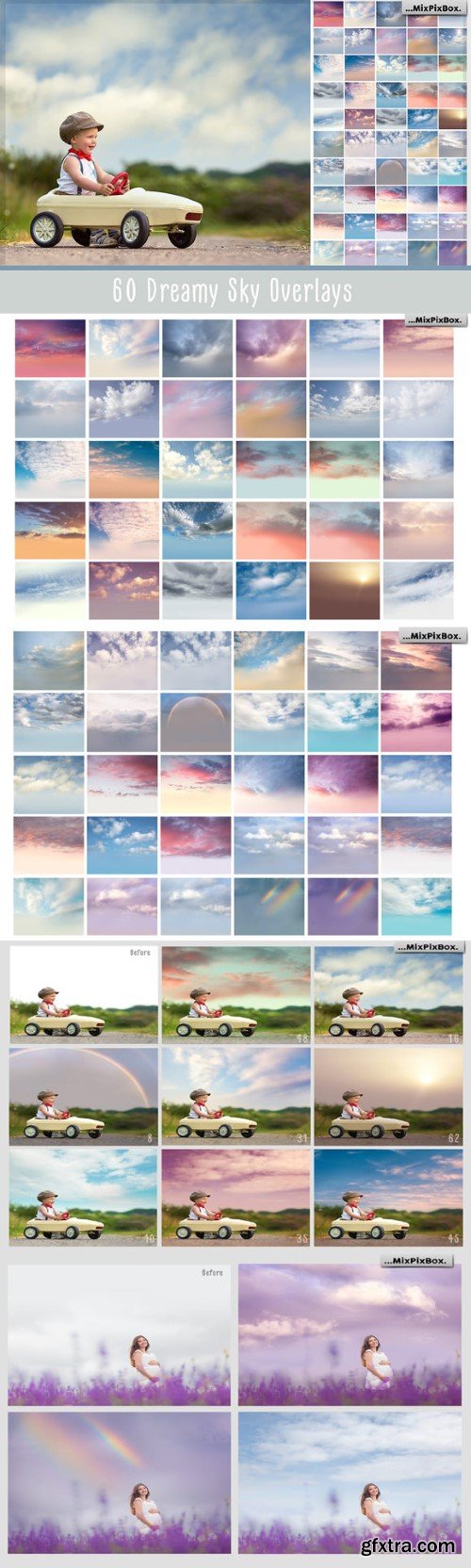 60 Dreamy Sky Photo Overlays