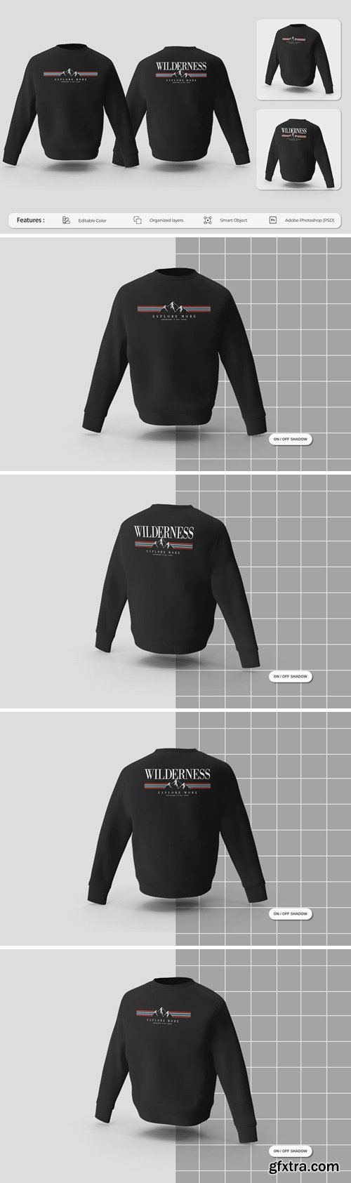 Sweat Shirt Mockup SNXGQ57