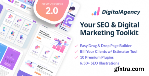 Themeforest - SEOWP | Search Engine Optimization &amp; Digital Marketing Agency WordPress Theme 8012838 v2.3.2 - Nulled