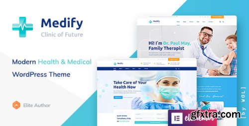 Themeforest - Medify - Health &amp; Clinic WordPress Theme 24304216 v1.2.8 - Nulled