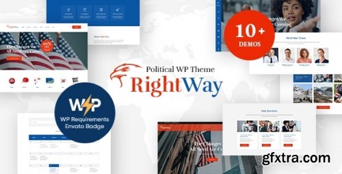 Themeforest - Right Way | Election Campaign and Political Candidate WordPress Theme 9091481 v4.0.8 - Nulled