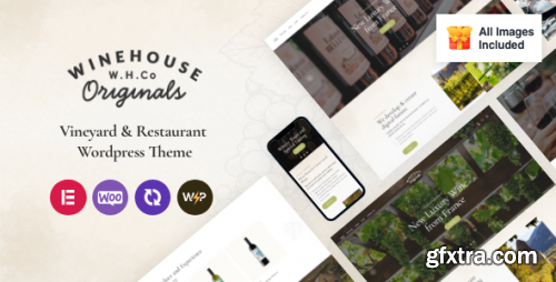 Themeforest - Wine House | Vineyard &amp; Restaurant Liquor Store WordPress Theme 10186096 v3.9.0 - Nulled
