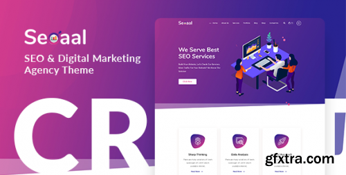 Themeforest - Seoaal - SEO &amp; Digital Marketing WordPress Theme 24470818 v1.1.1 - Nulled