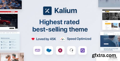 Themeforest - Kalium | Creative Multipurpose WordPress &amp; WooCommerce Theme 10860525 v3.10 - Nulled