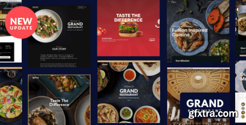 Themeforest - Grand Restaurant WordPress 11812117 v6.7.8 - Nulled