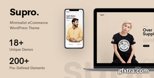 Themeforest - Supro - Minimalist AJAX WooCommerce WordPress Theme 22374845 v1.8.0 - Nulled