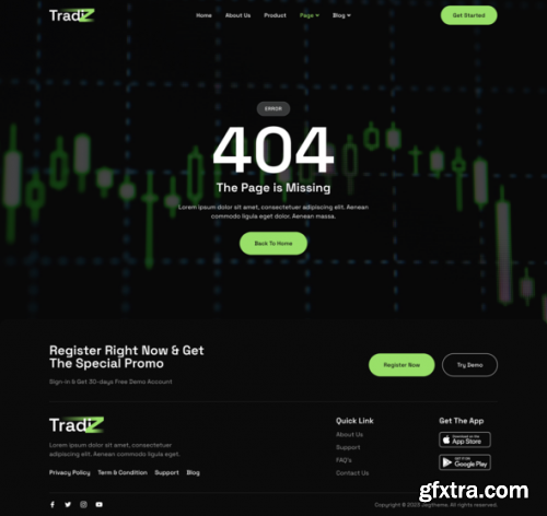 Themeforest - Tradiz – Trading Broker &amp; Investment Elementor Template Kit 47436610 v1.0.0 - Nulled