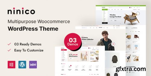 Themeforest - Ninico - Minimal WooCommerce WordPress Theme 43749775 v1.0.3 - Nulled