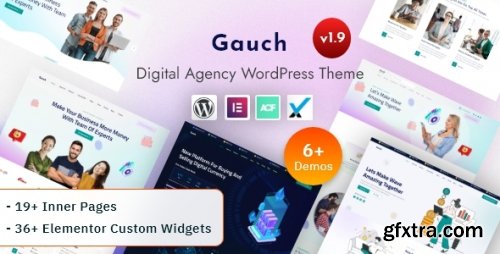 Themeforest - Gauch - IT Services Company &amp; Digital Business Agency WordPress Theme 35878223 v1.9 - Nulled