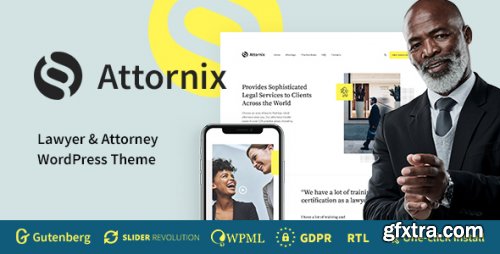 Themeforest - Attornix - Attorney &amp; Lawyer WordPress Theme 24032543 v1.0.7 - Nulled