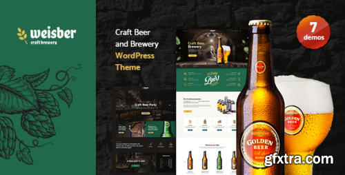 Themeforest - Weisber - Craft Beer &amp; Brewery WordPress Theme 23694122 v1.1.8 - Nulled