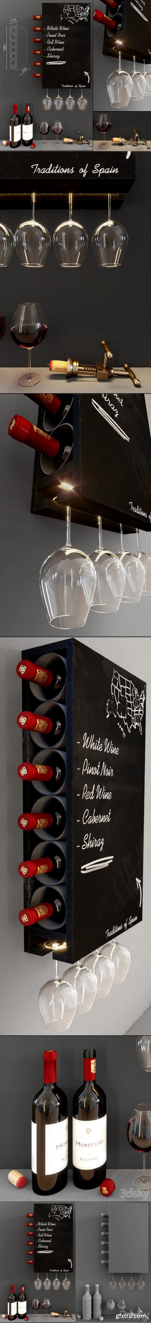 Wine Wall Decorative Cabinet