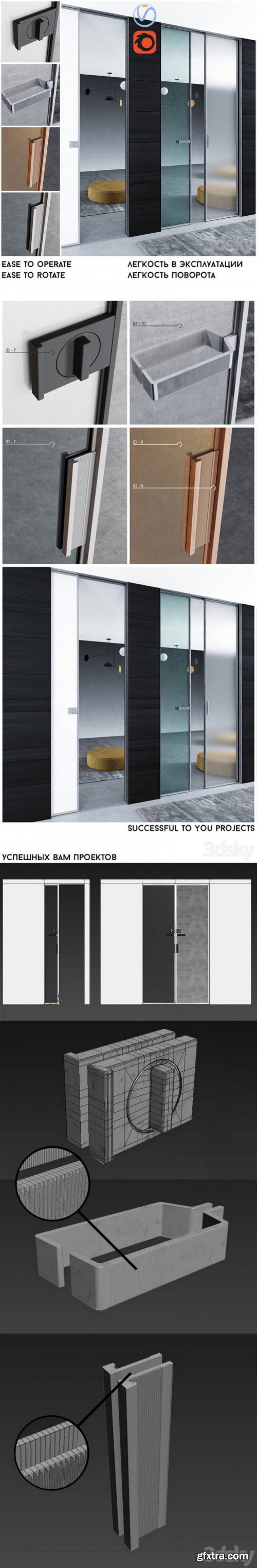 Rimadesio Doors Zen Doors for Office and Home