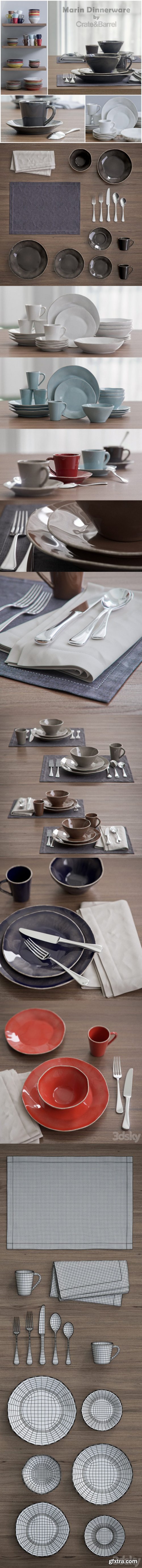 Marin Dinnerware collection by Crate&Barrel 