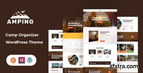 Themeforest - Amping - Camp Organizer WordPress Theme 37313373 v1.3 - Nulled