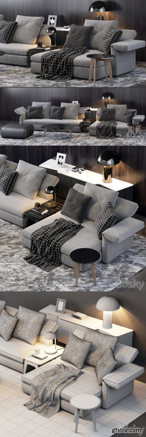 Minotti Collar Sofa