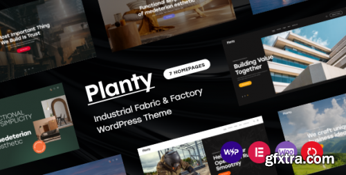 Themeforest - Planty - Industrial Fabric &amp; Factory WordPress Theme 38355217 v1.11.0 - Nulled