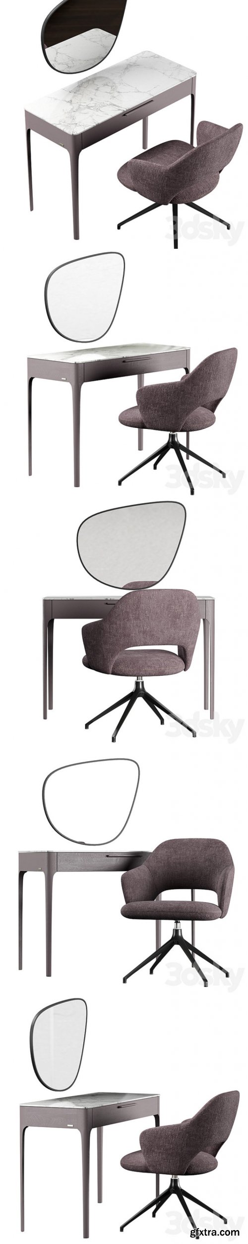 Mara Dressing Table Roma Furman Armchair 