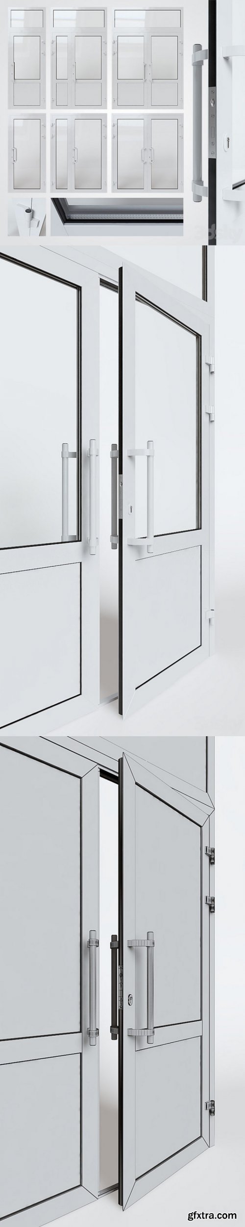 Entrance Aluminum Door